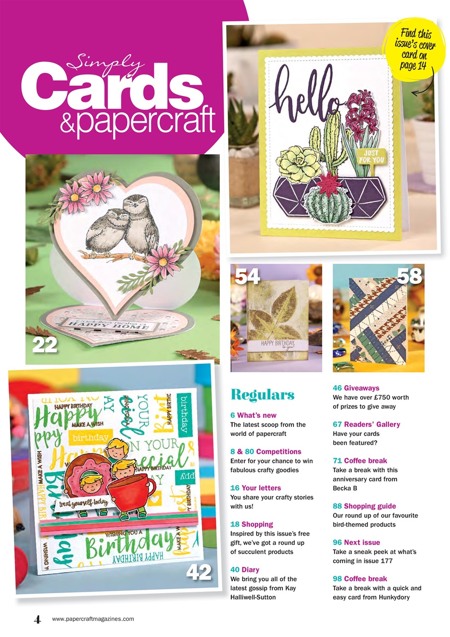 Simply Cards & Papercraft Preview Pages