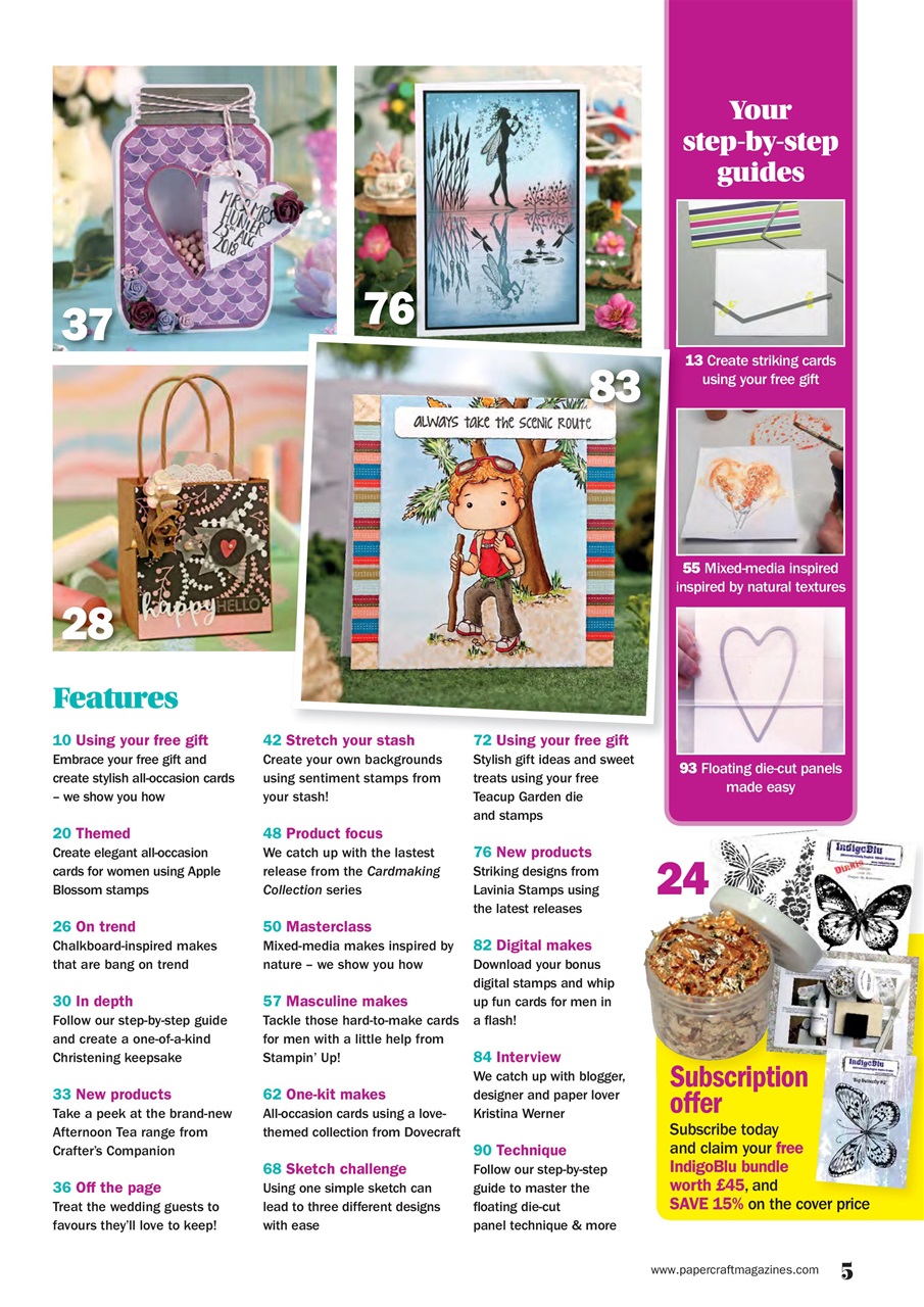 Simply Cards & Papercraft Preview Pages