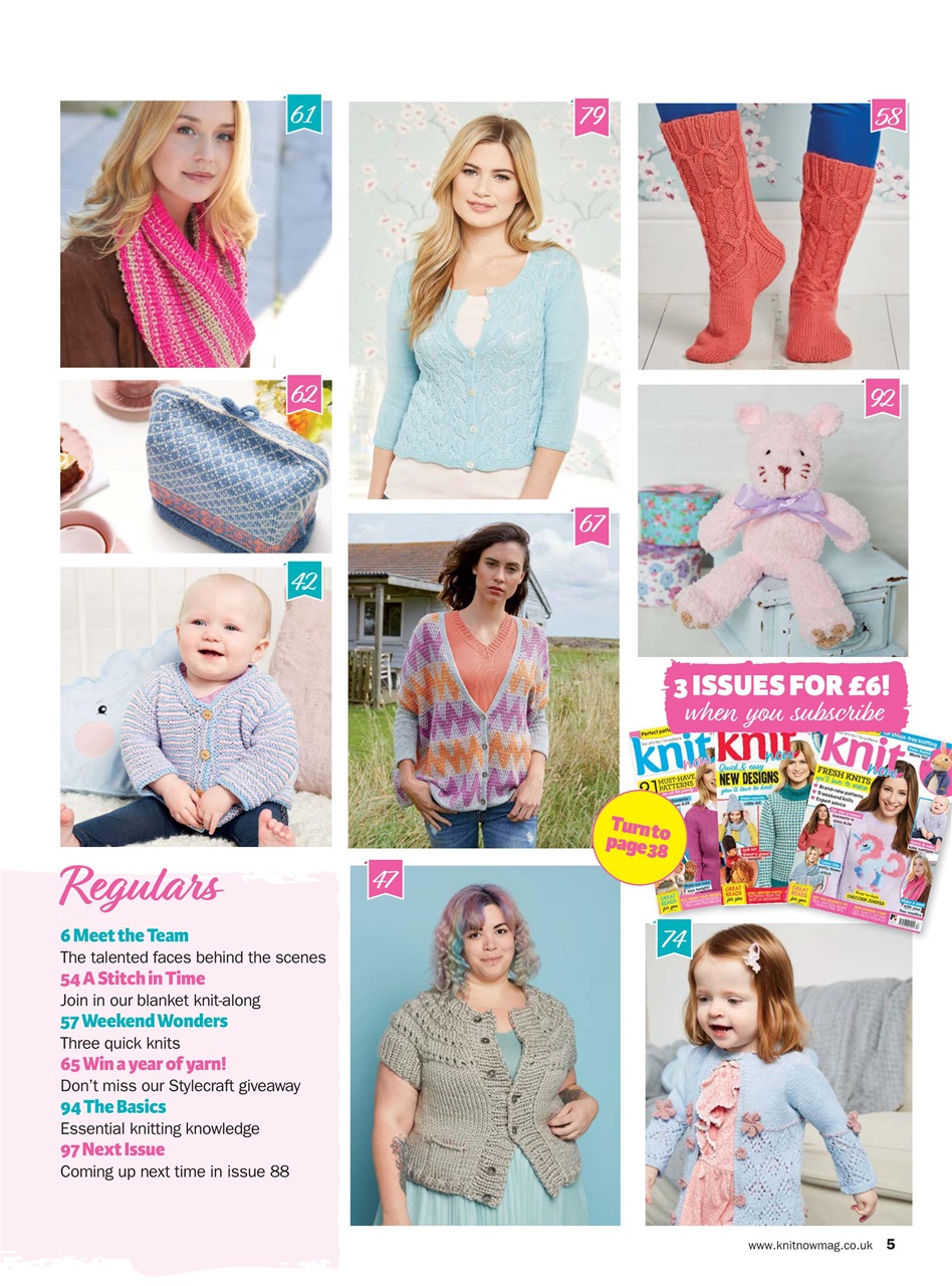 Knit Now Preview Pages