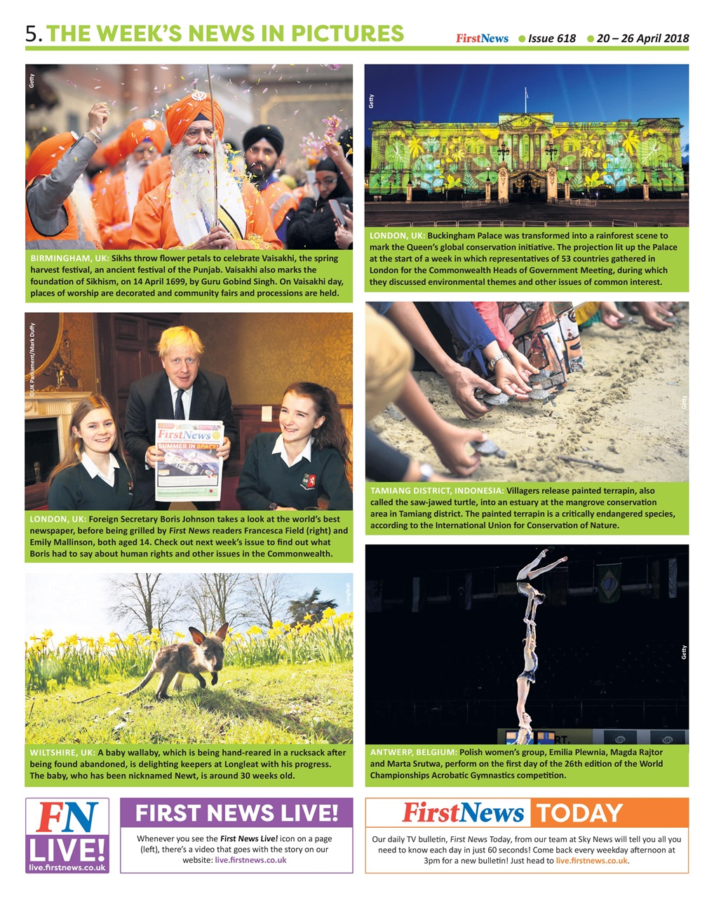 First News Preview Pages