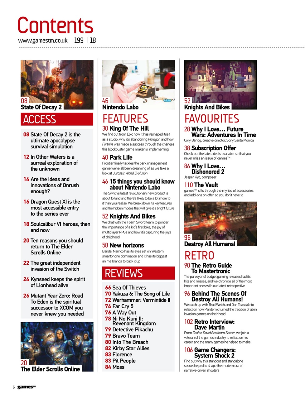 games (TM) Preview Pages