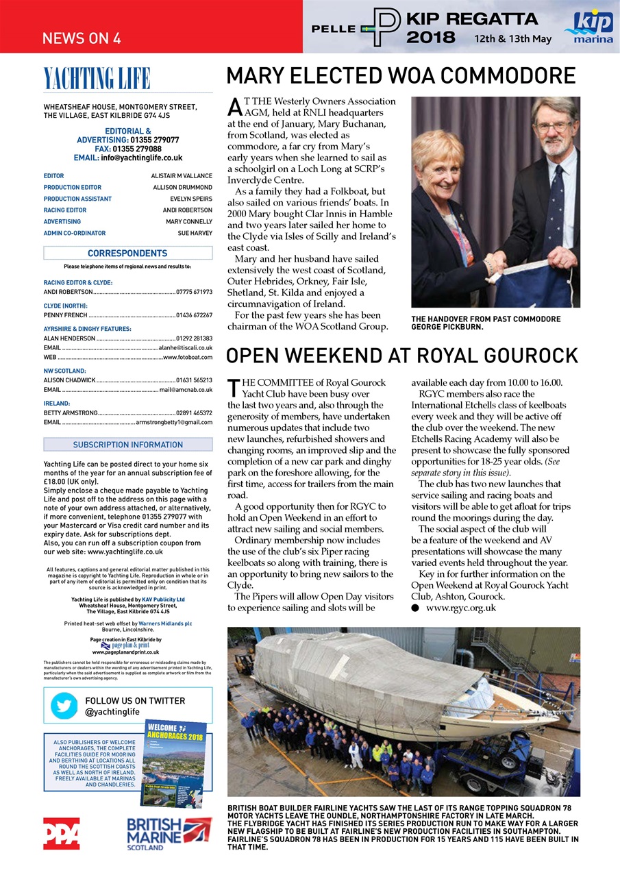 Yachting Life Preview Pages