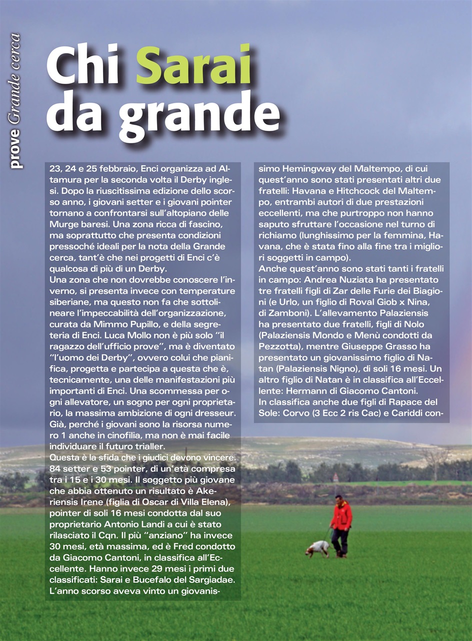 La Gazzetta Della Cinofilia Venatoria Preview Pages