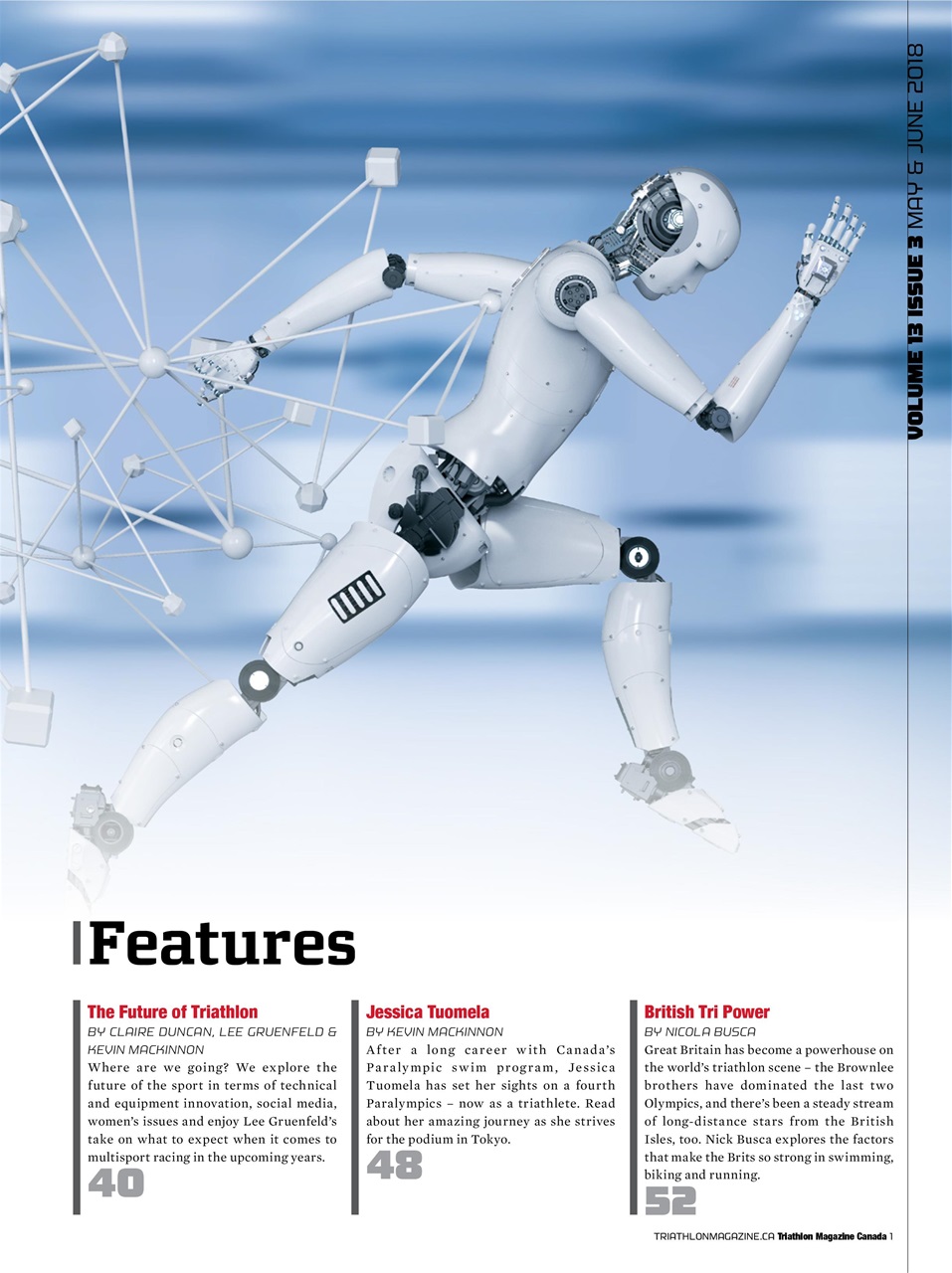Triathlon Magazine Canada Preview Pages