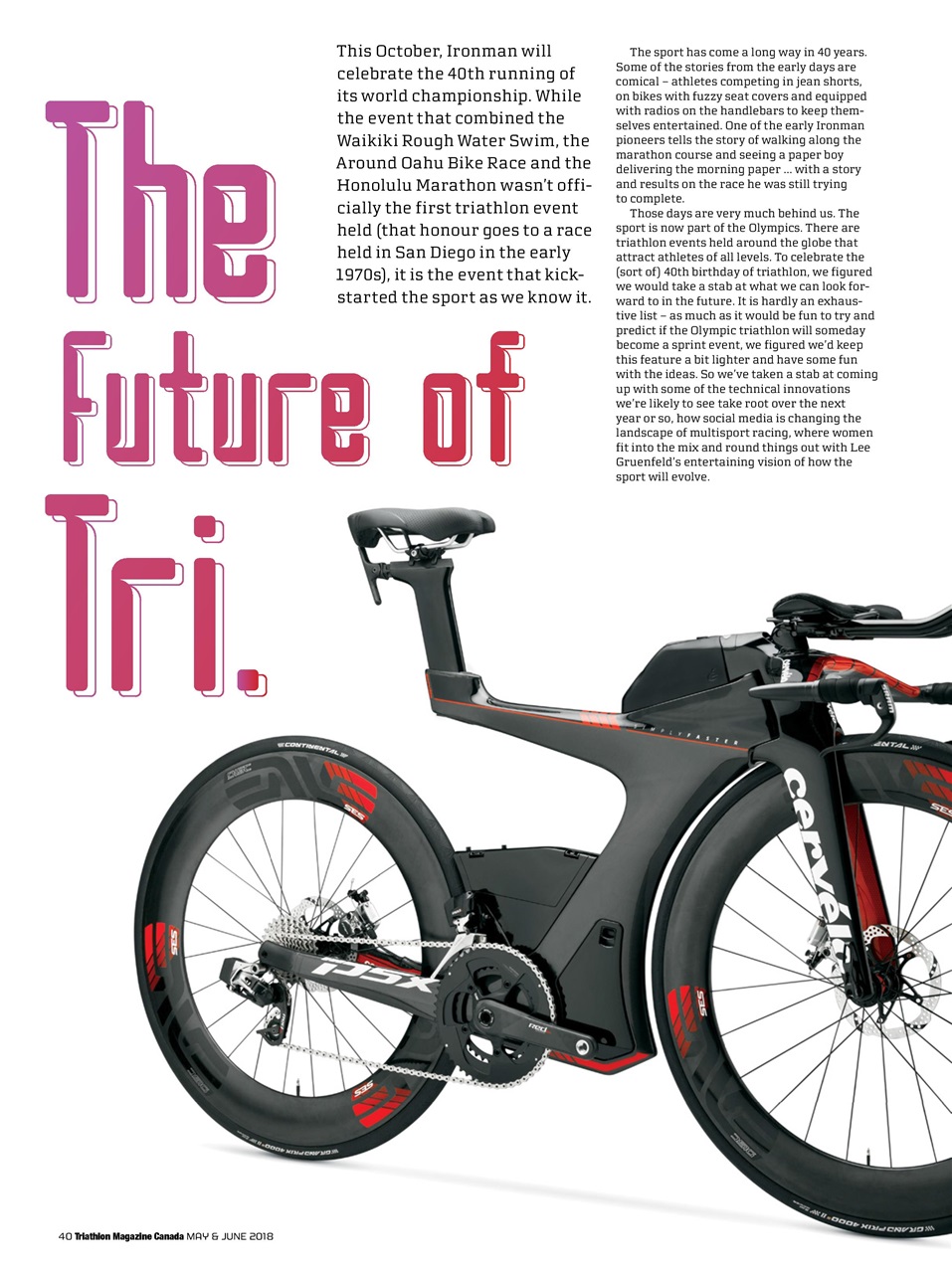 Triathlon Magazine Canada Preview Pages