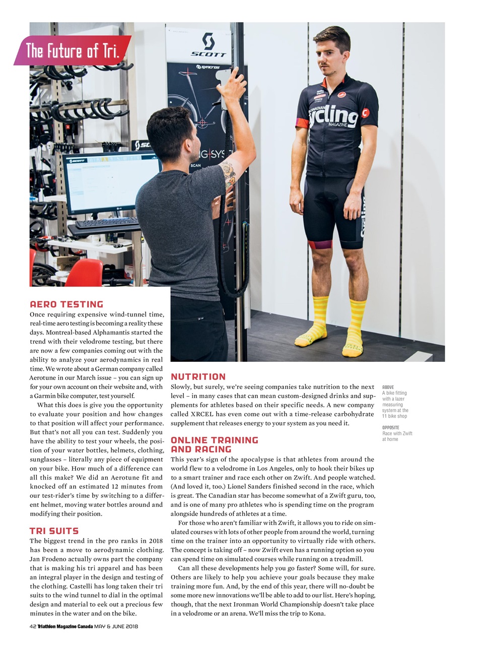 Triathlon Magazine Canada Preview Pages