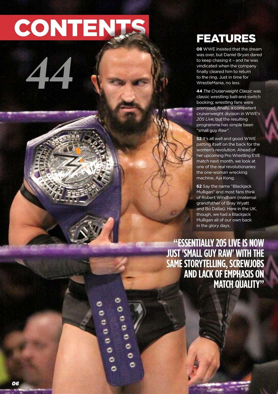 Wrestletalk Magazine Preview Pages