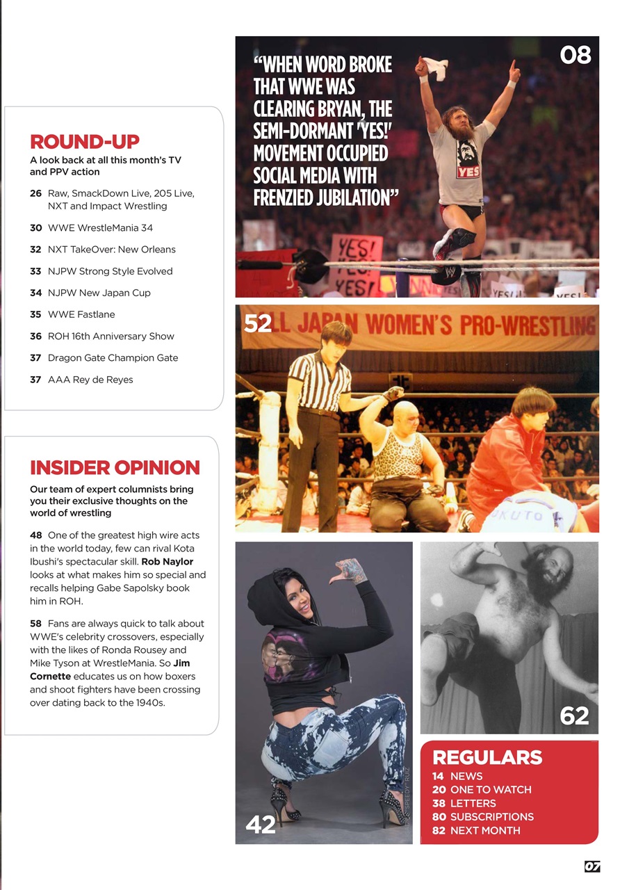 Wrestletalk Magazine Preview Pages