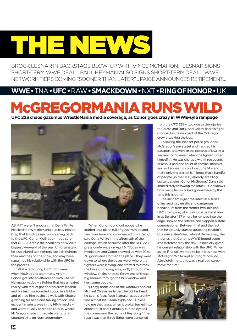 Wrestletalk Magazine Preview Pages