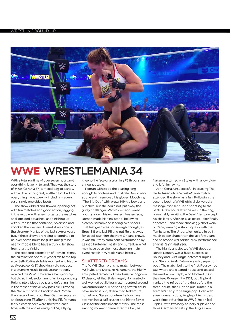 Wrestletalk Magazine Preview Pages