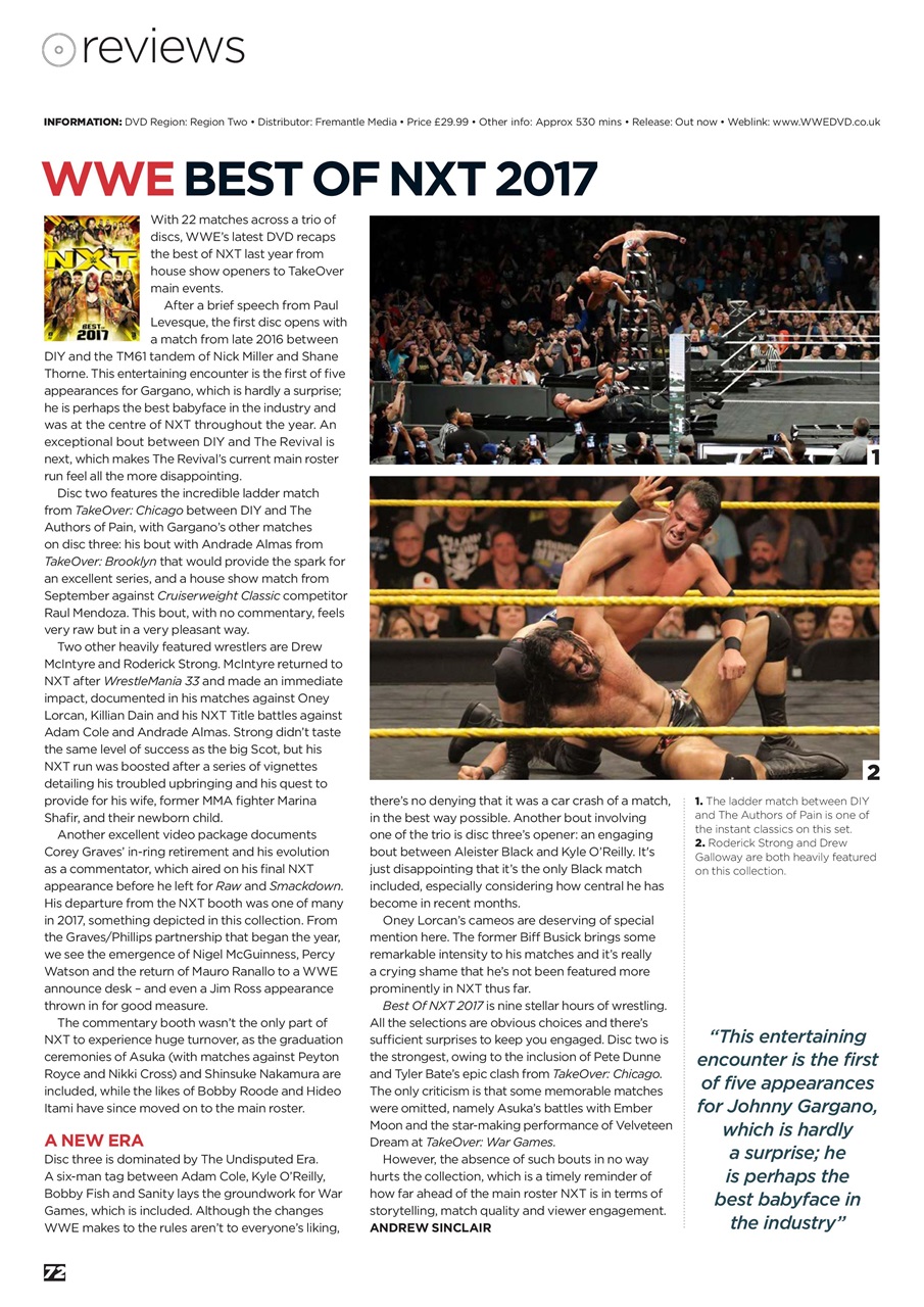 Wrestletalk Magazine Preview Pages