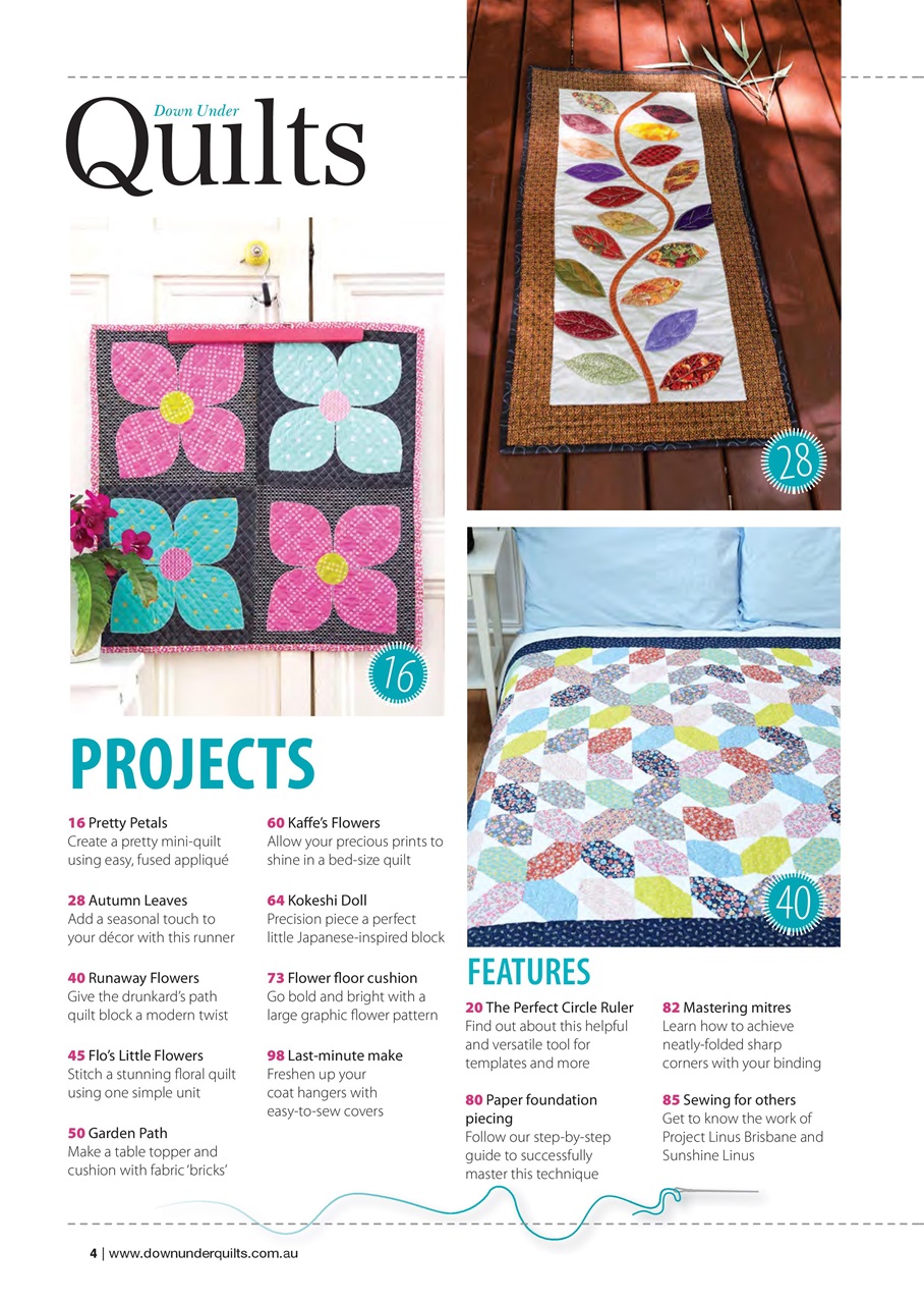 Down Under Quilts Preview Pages