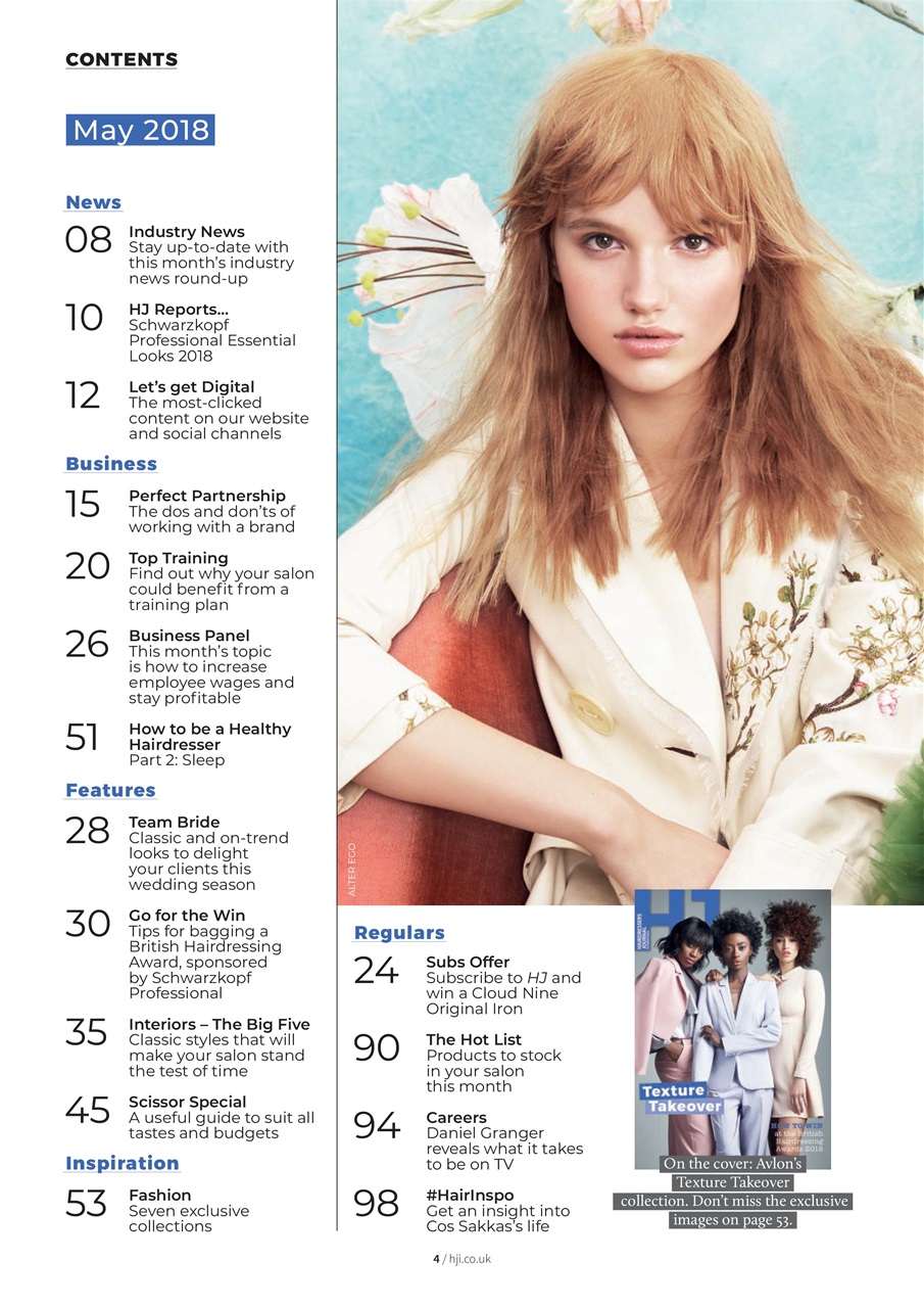 Hairdressers Journal Preview Pages