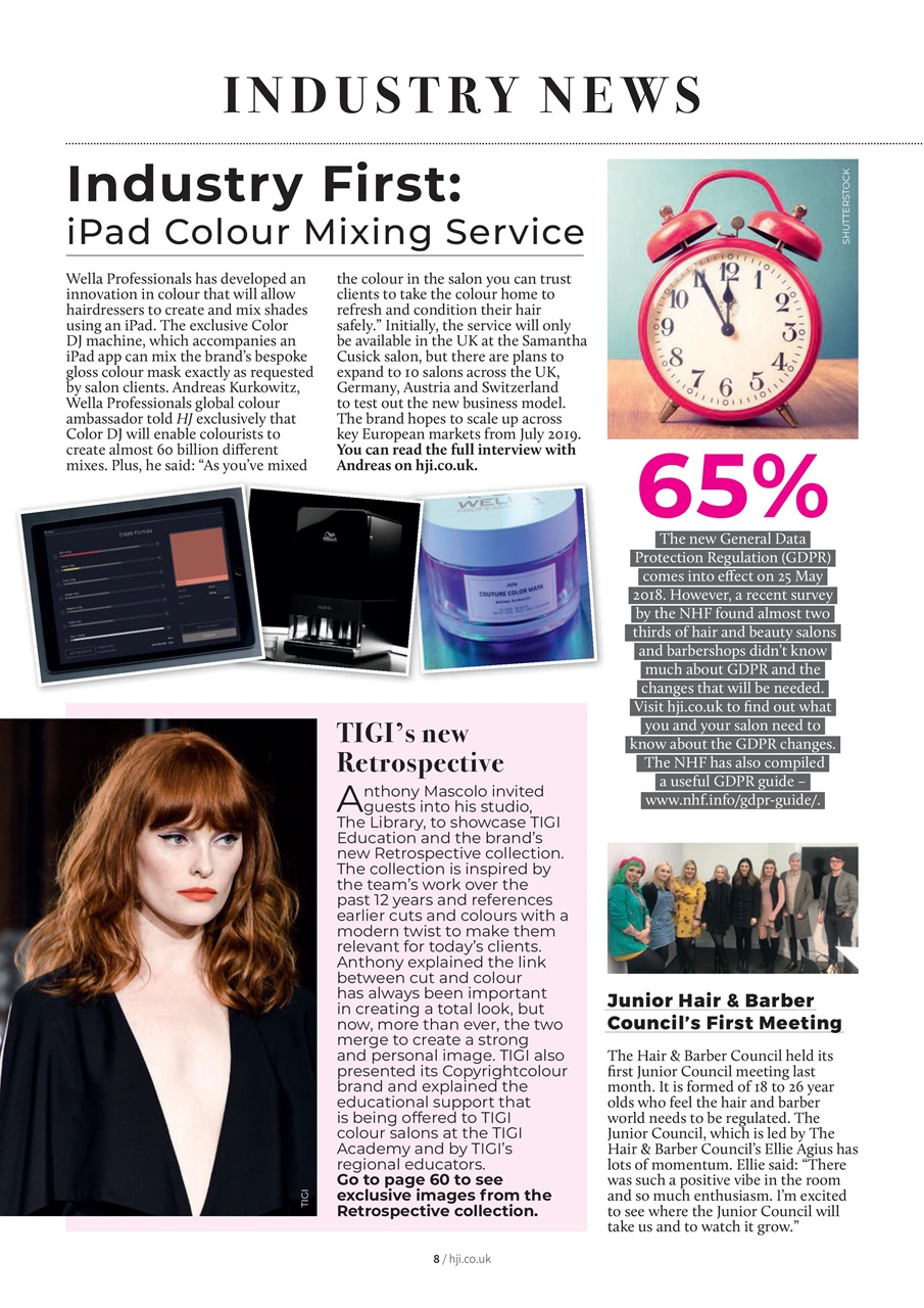 Hairdressers Journal Preview Pages