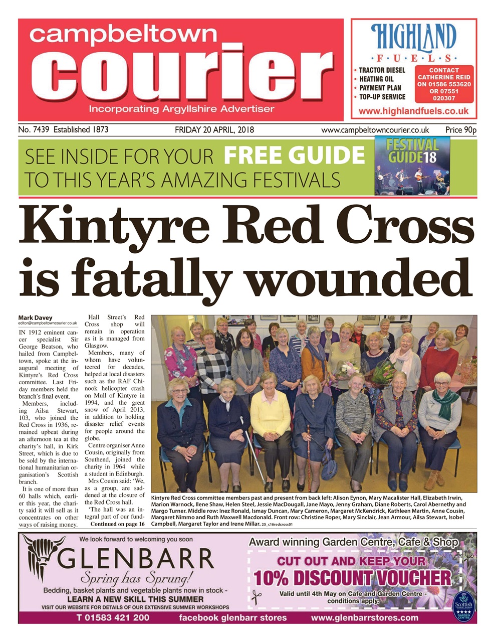 Campbeltown Courier Preview Pages