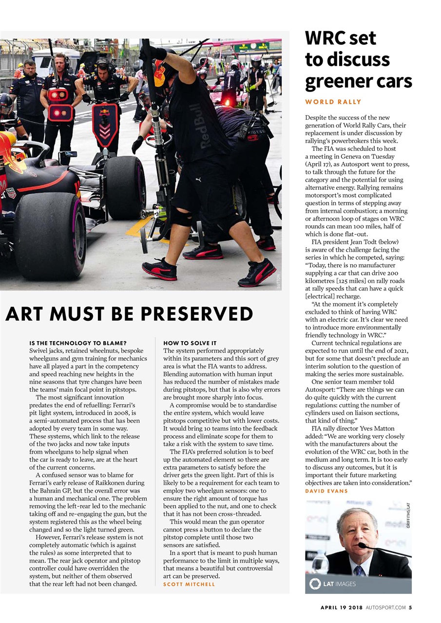 Autosport Preview Pages