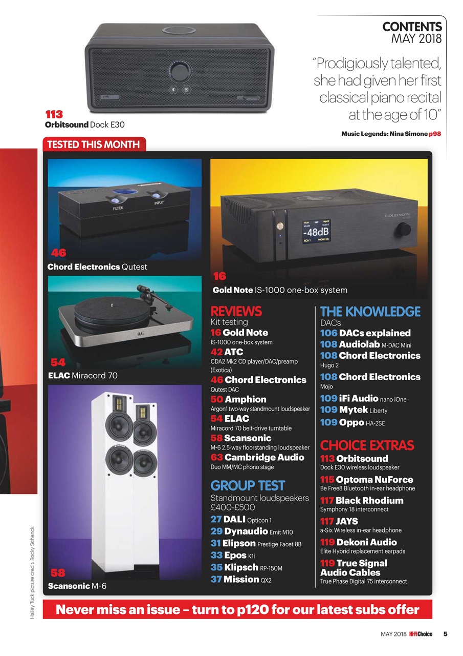 Hi-Fi Choice Preview Pages