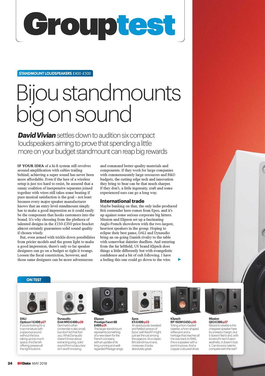 Hi-Fi Choice Preview Pages