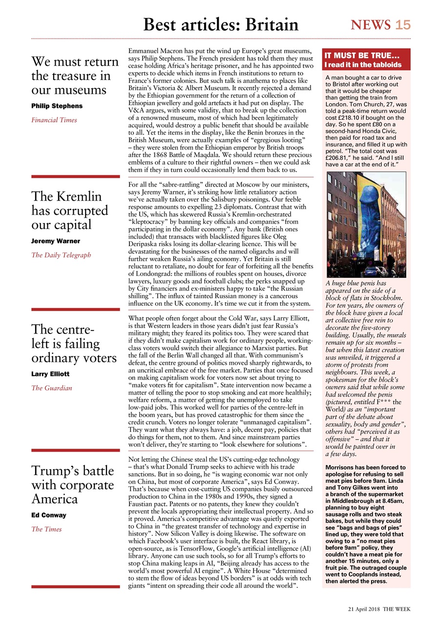 The Week Preview Pages