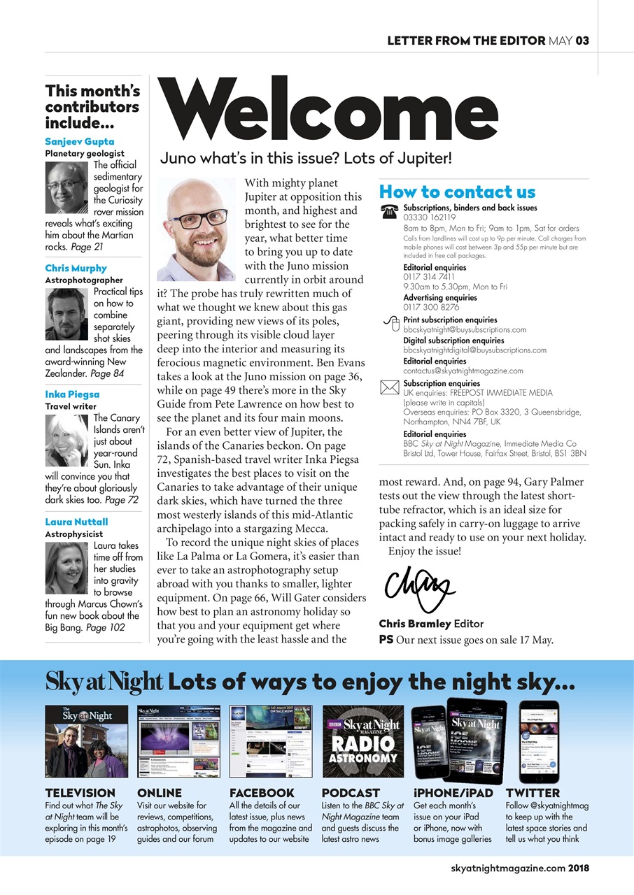 BBC Sky at Night Magazine Preview Pages