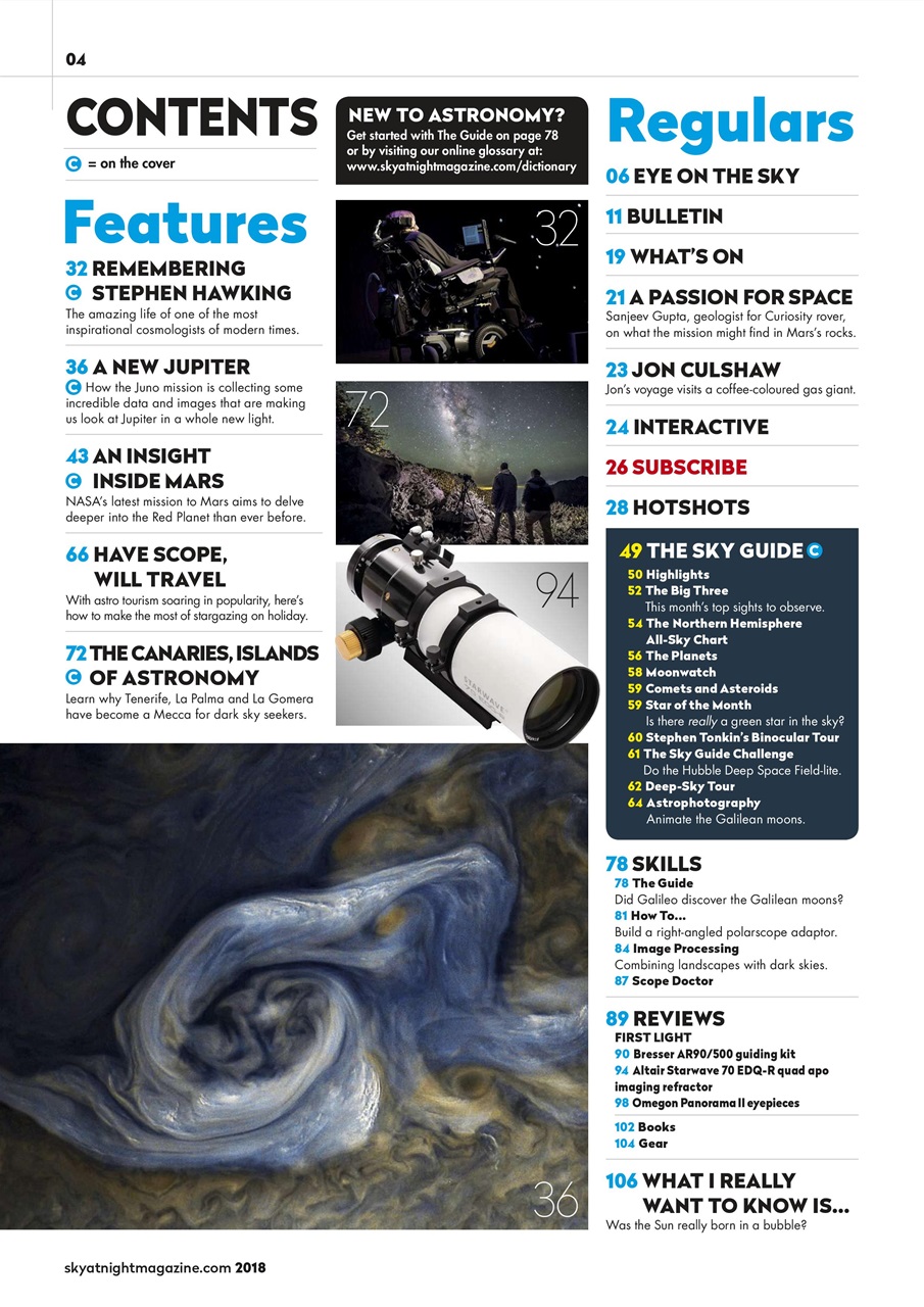 BBC Sky at Night Magazine Preview Pages