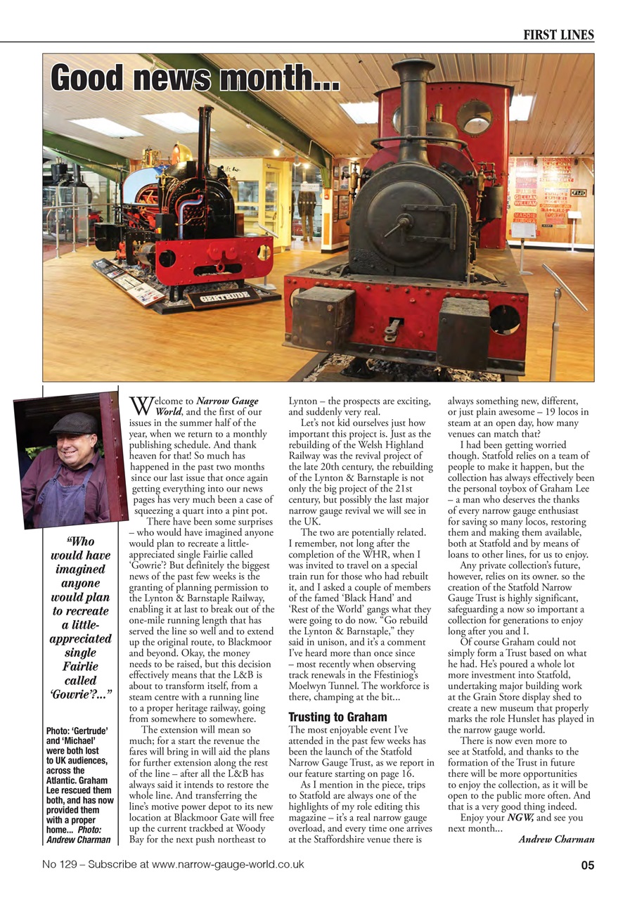Narrow Gauge World Preview Pages