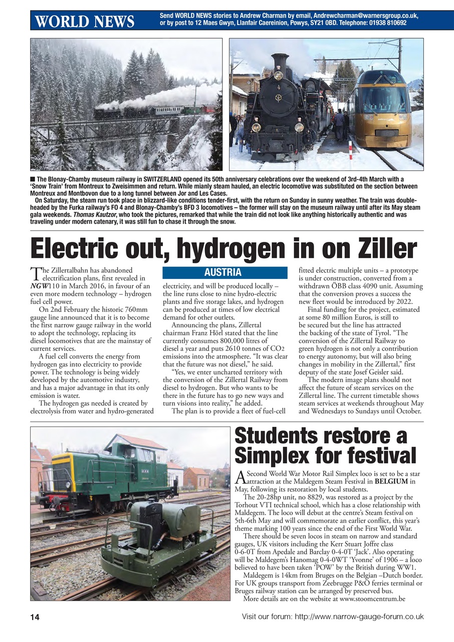 Narrow Gauge World Preview Pages