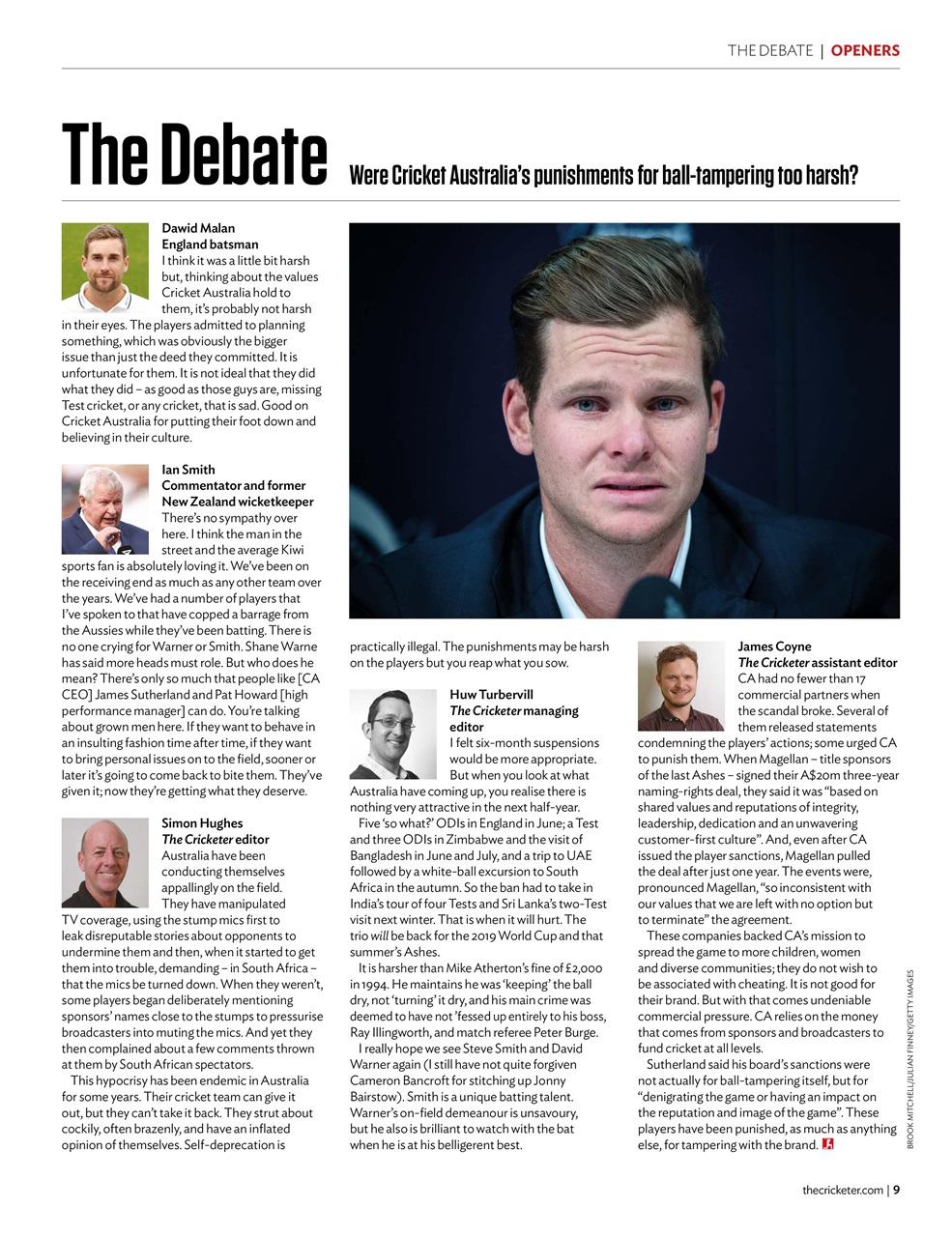 The Cricketer Magazine Preview Pages