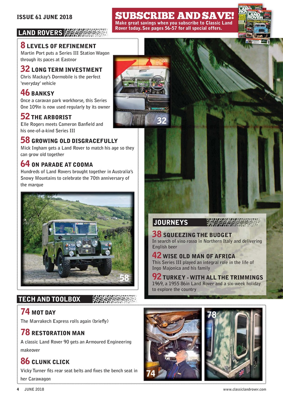 Classic Land Rover Magazine Preview Pages