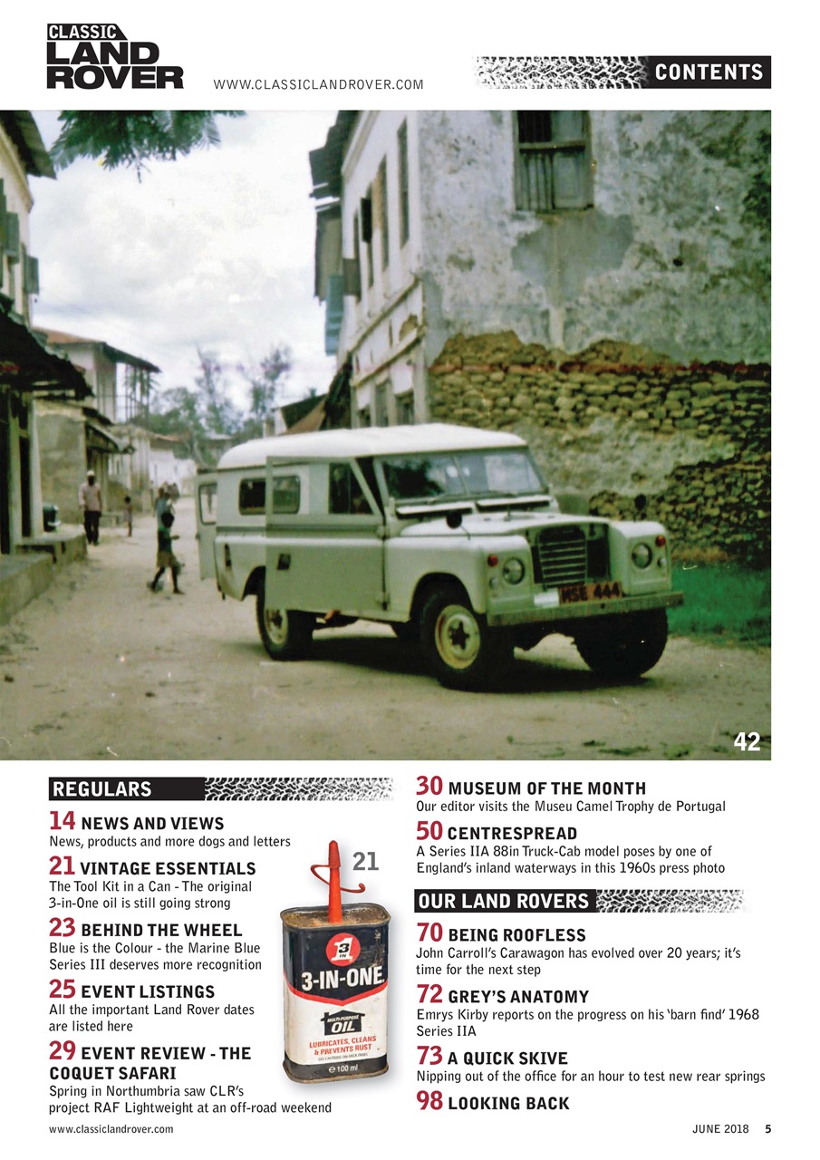 Classic Land Rover Magazine Preview Pages