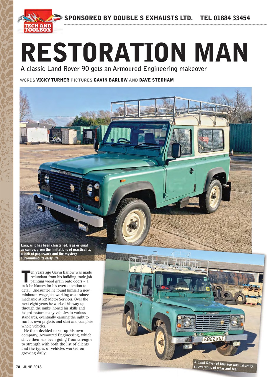 Classic Land Rover Magazine Preview Pages