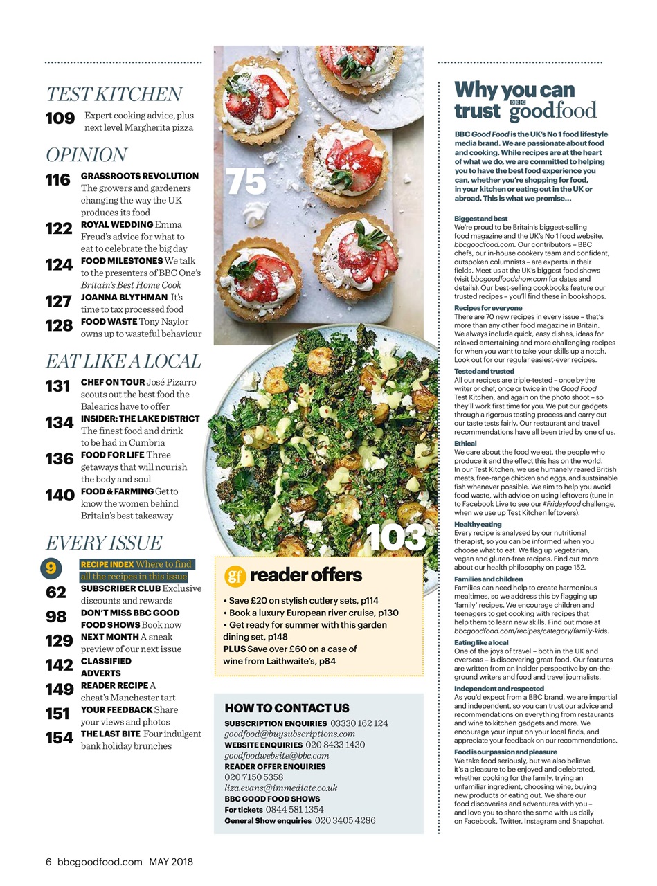 Good Food Magazine Preview Pages