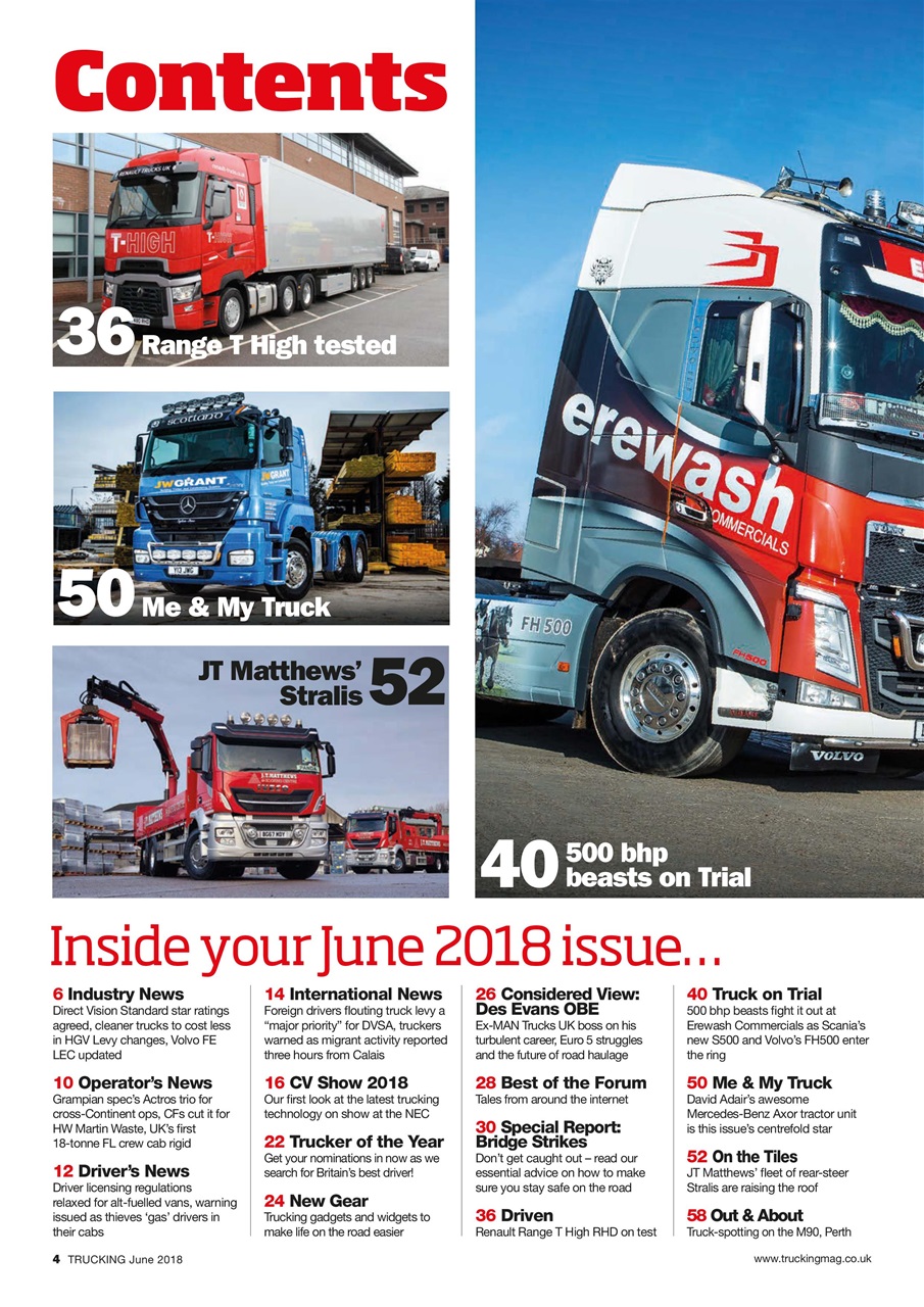 Trucking Magazine Preview Pages