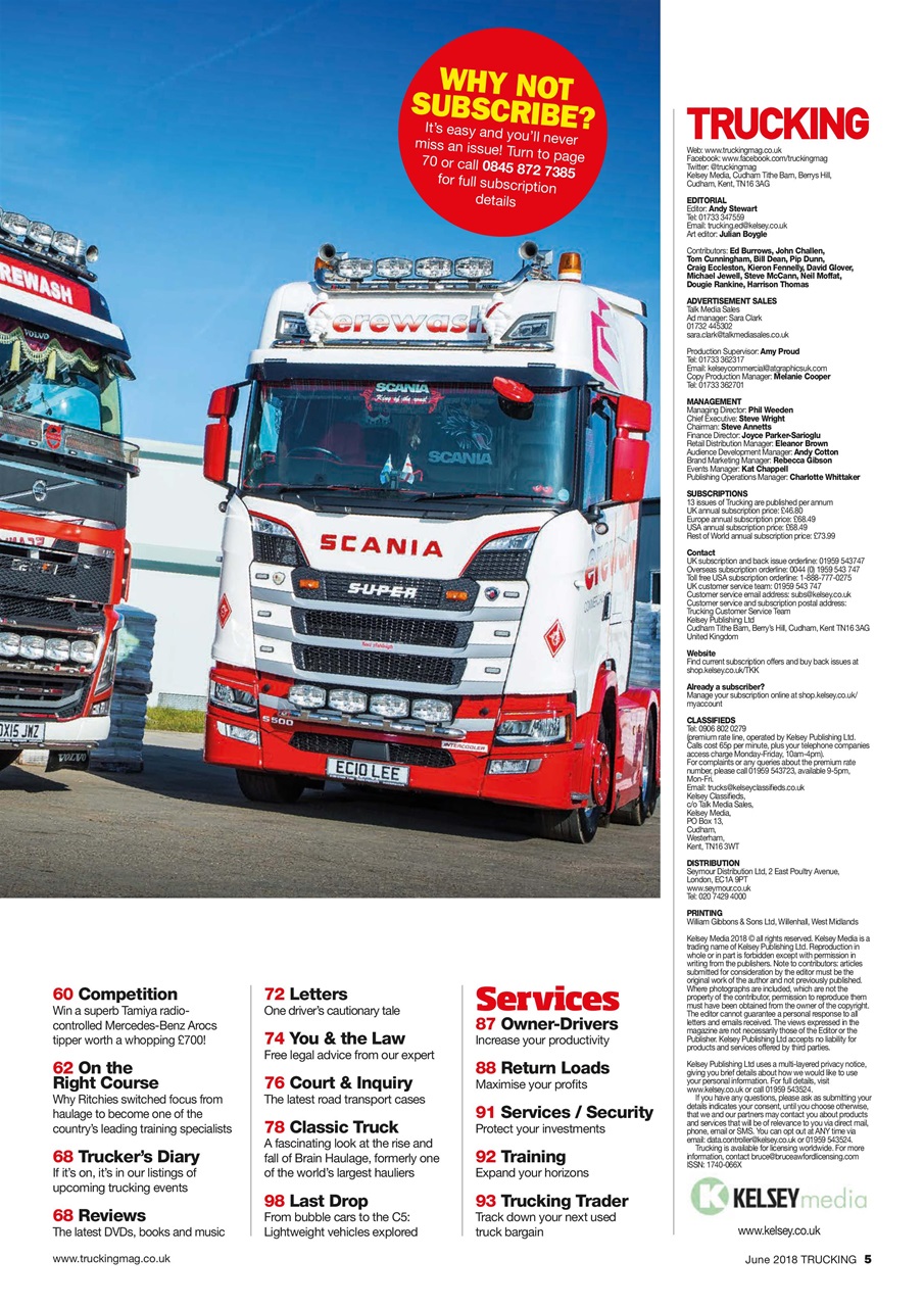 Trucking Magazine Preview Pages