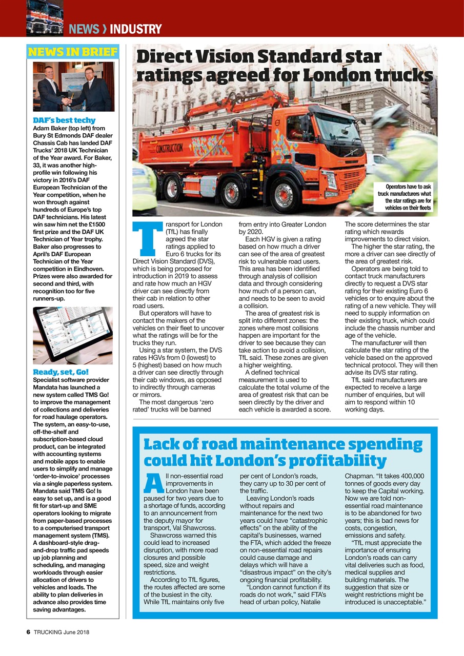 Trucking Magazine Preview Pages