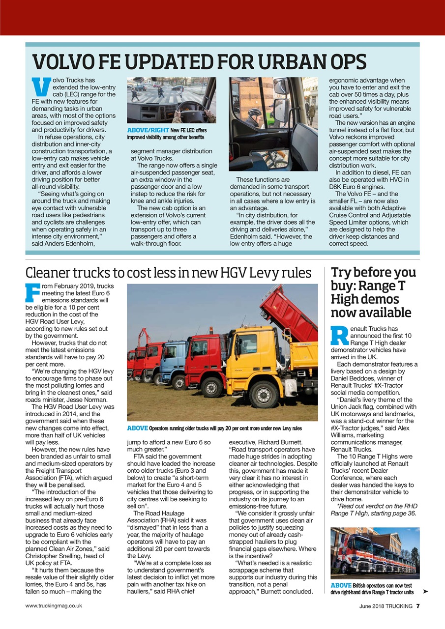 Trucking Magazine Preview Pages