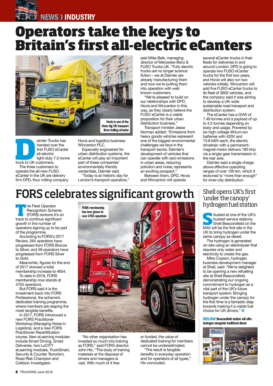 Trucking Magazine Preview Pages