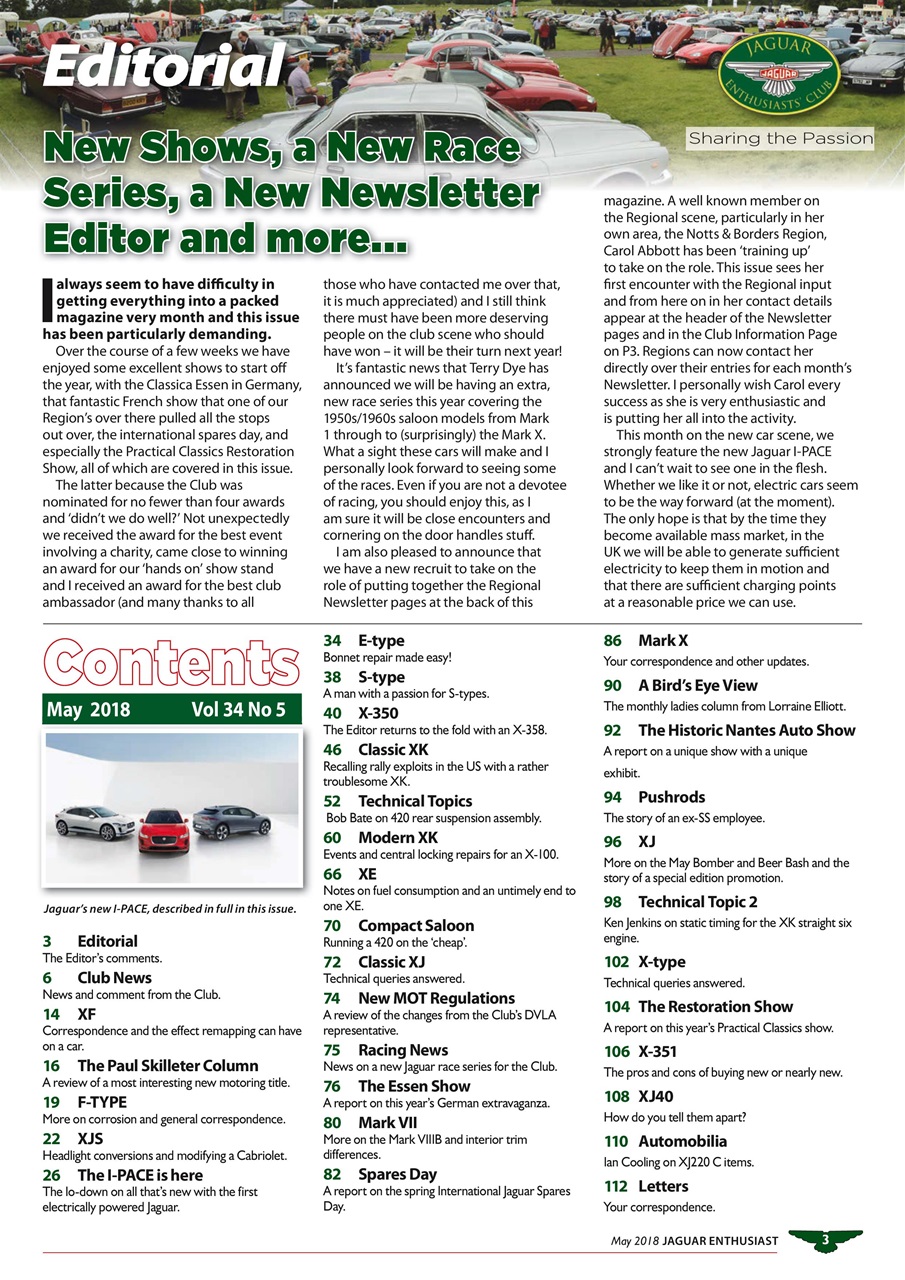 Jaguar Enthusiast Preview Pages