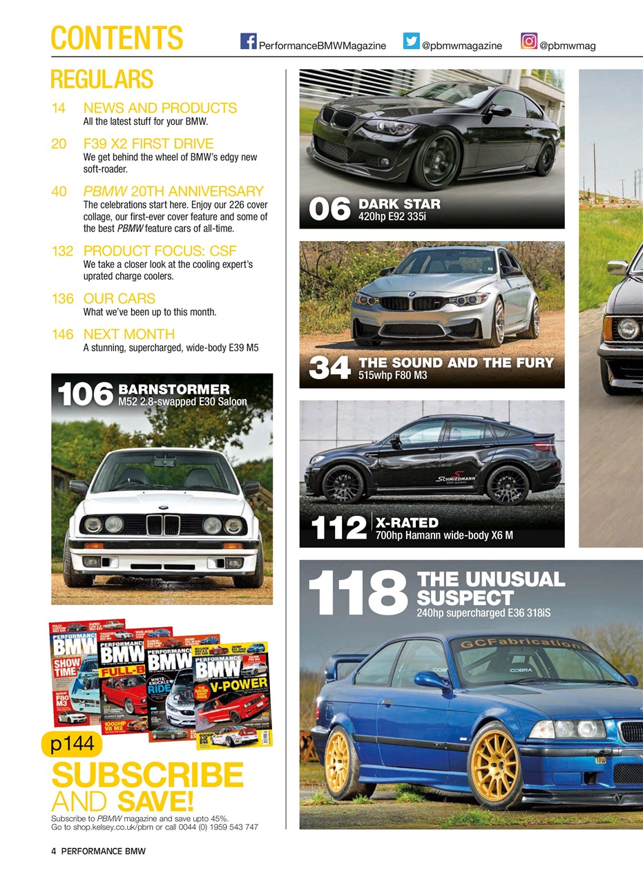 Performance BMW Preview Pages