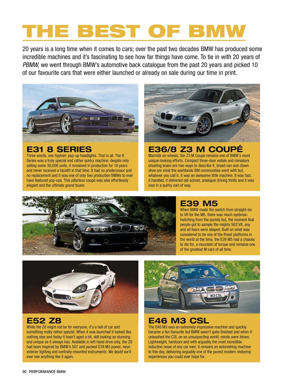 Performance BMW Preview Pages