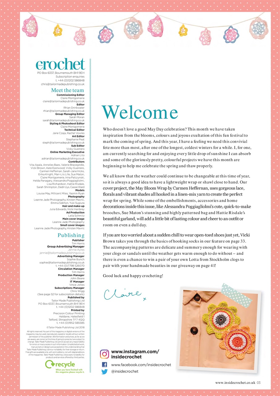 Inside Crochet Preview Pages