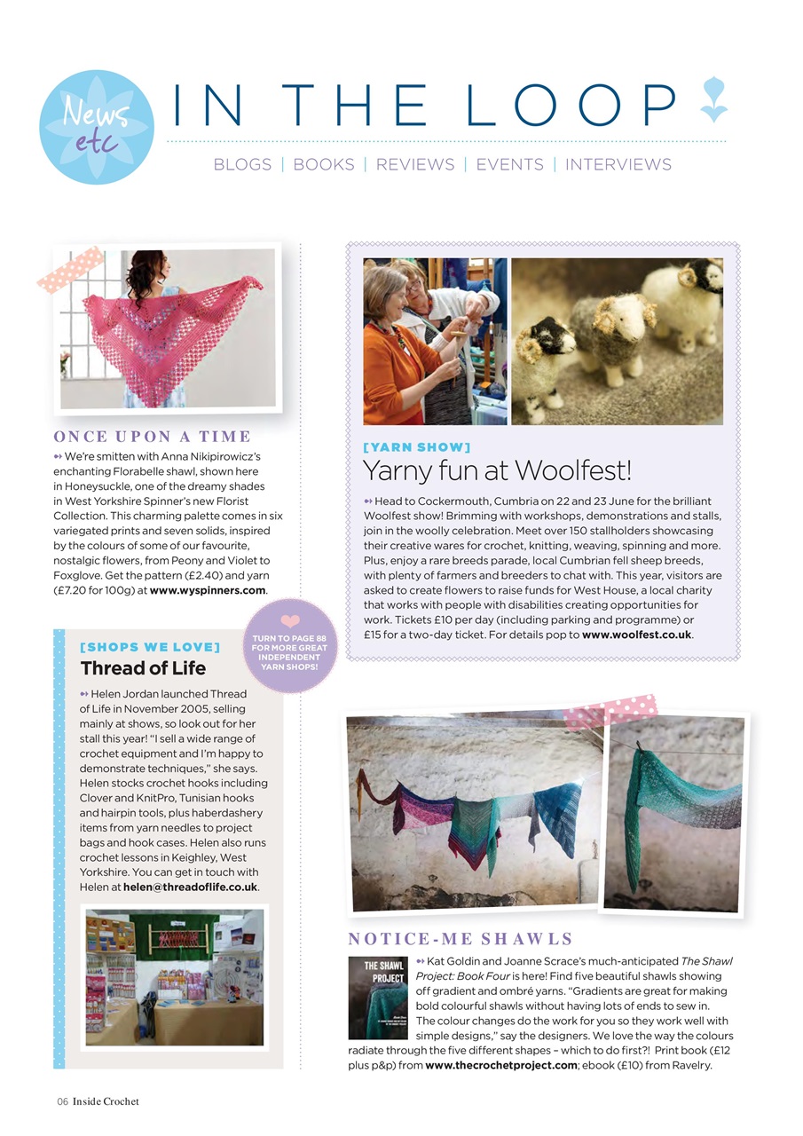 Inside Crochet Preview Pages