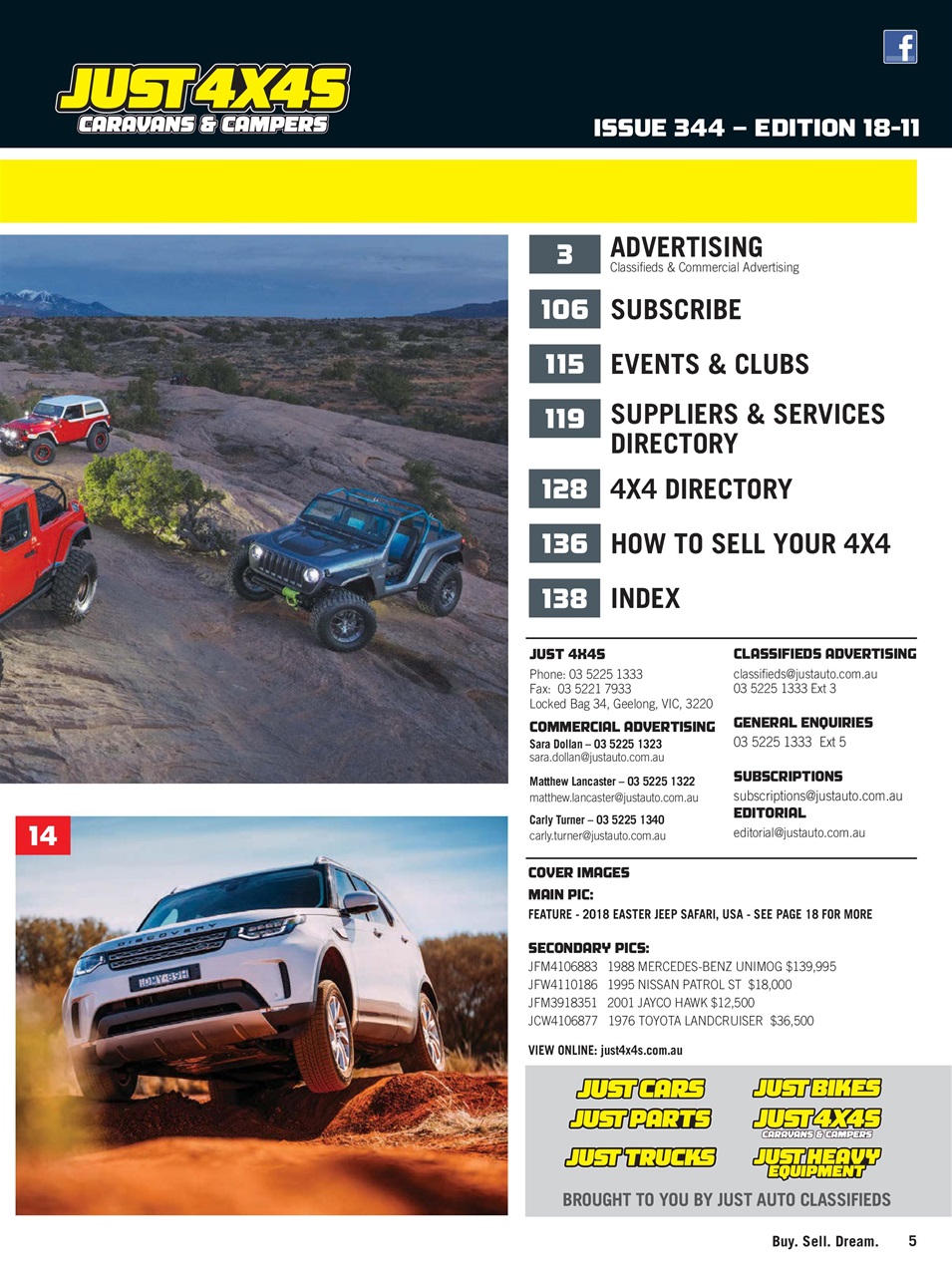 JUST 4X4S Preview Pages