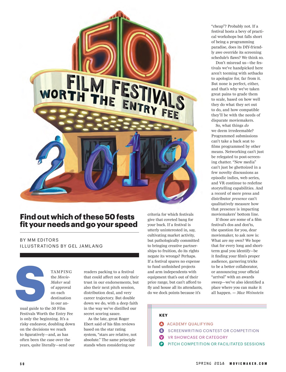 MovieMaker Magazine Preview Pages