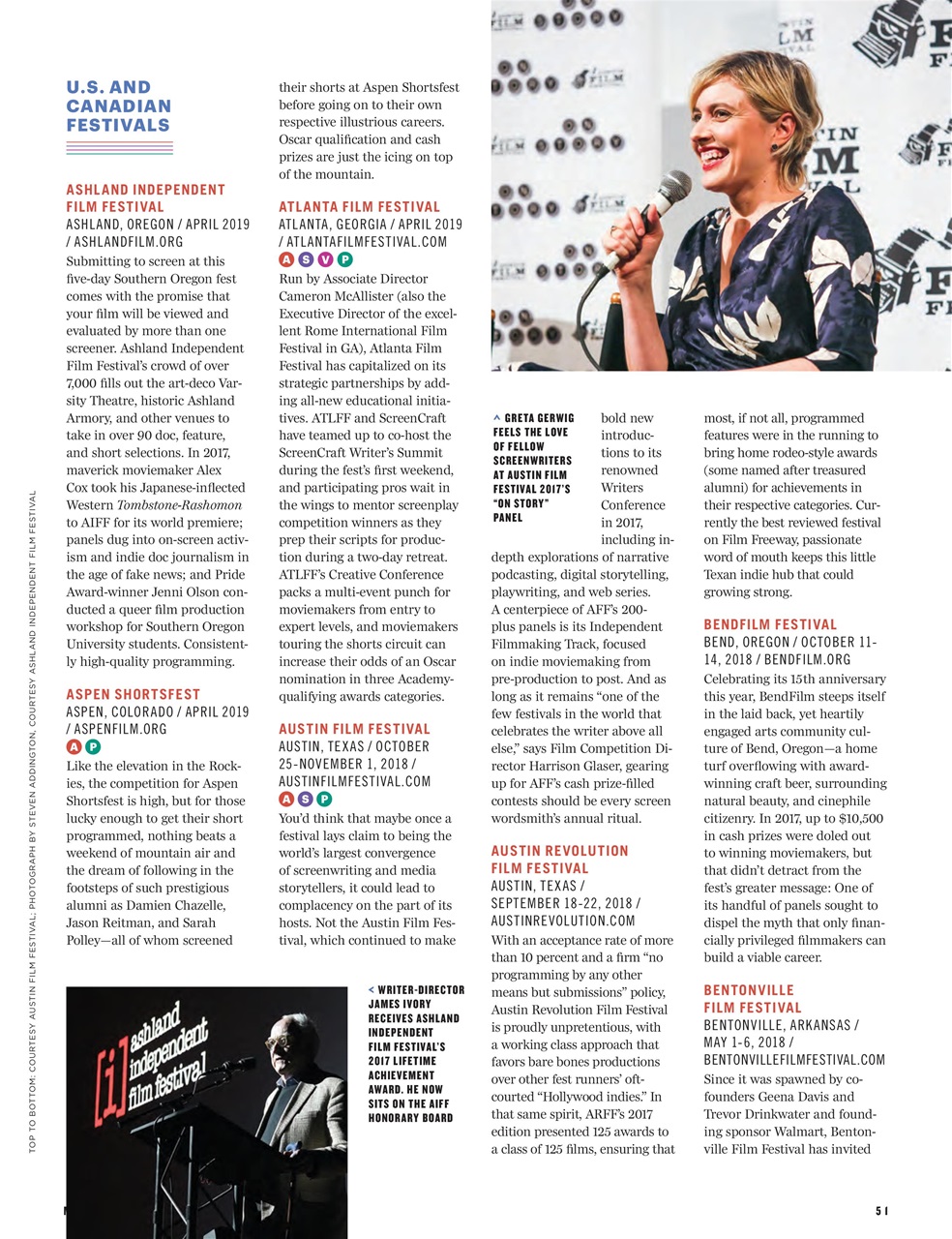 MovieMaker Magazine Preview Pages