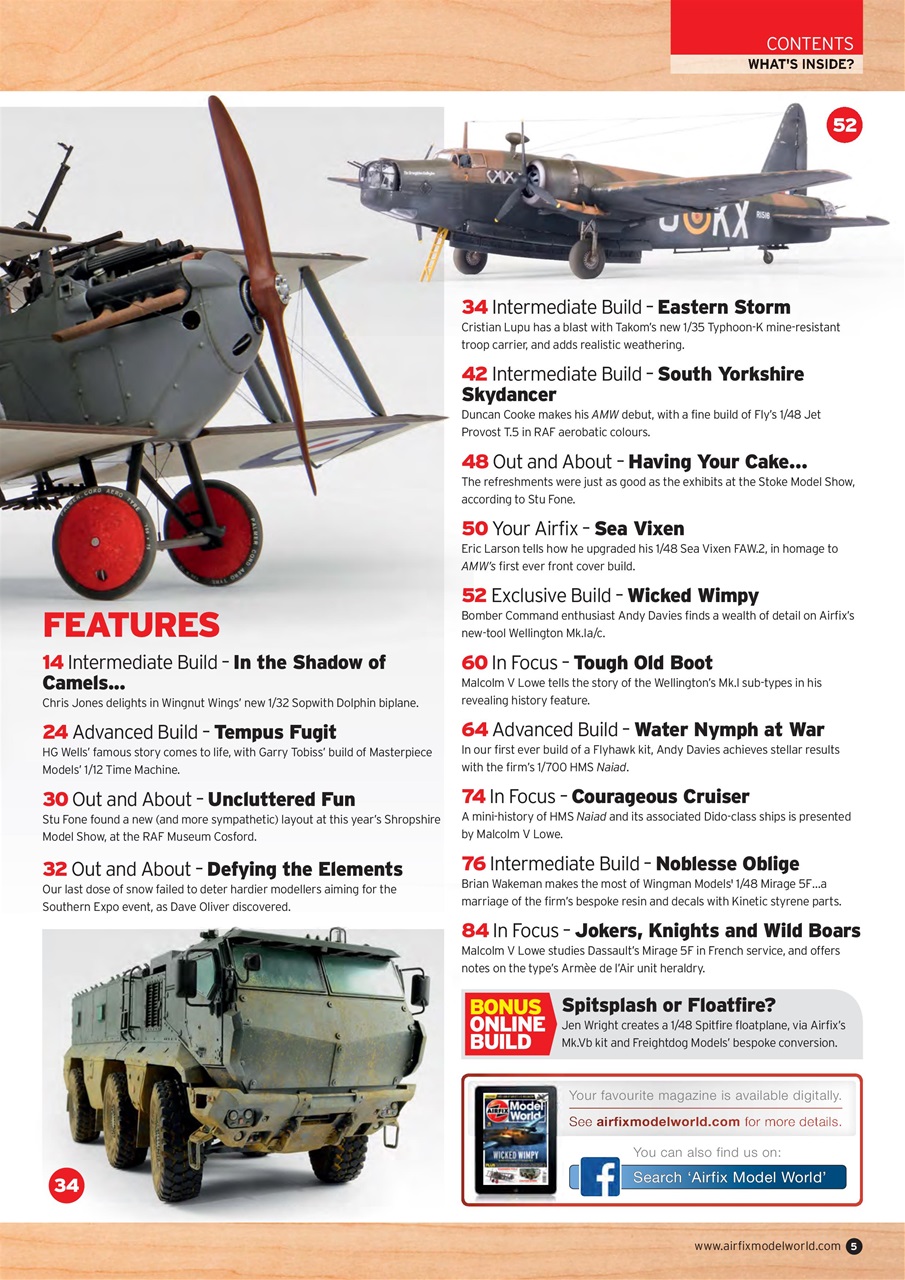 Airfix Model World Preview Pages