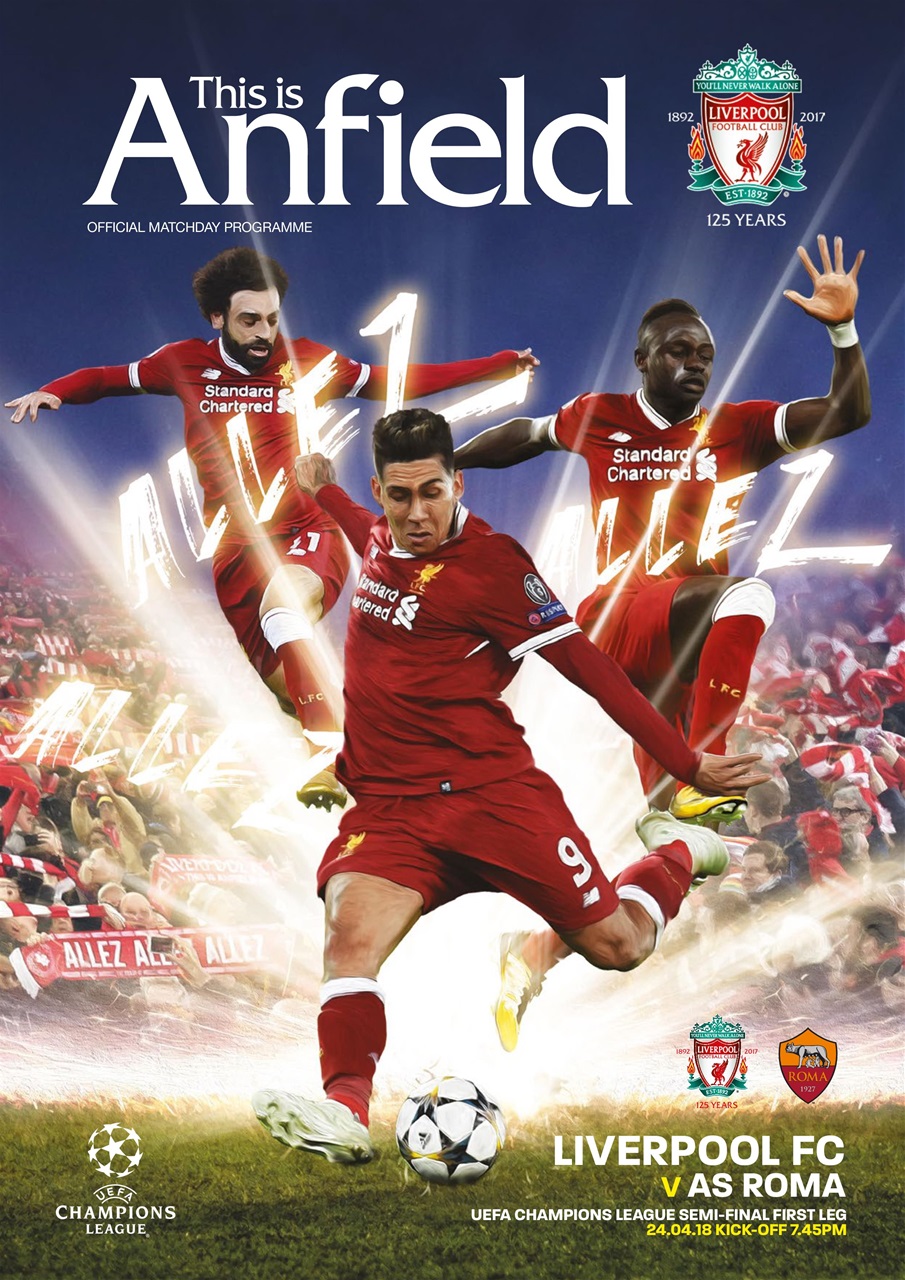 Liverpool FC Programmes Preview Pages