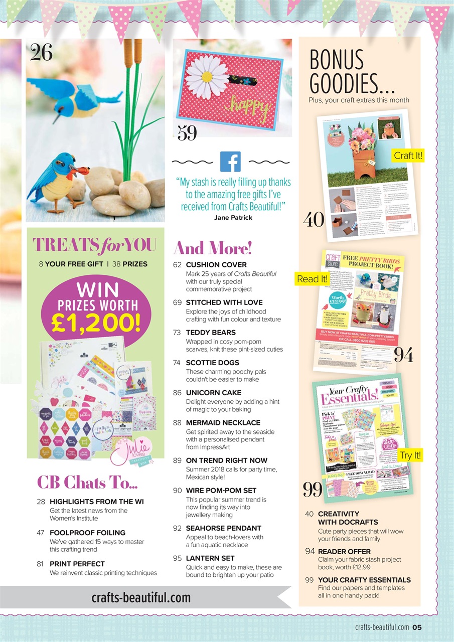 Crafts Beautiful Preview Pages