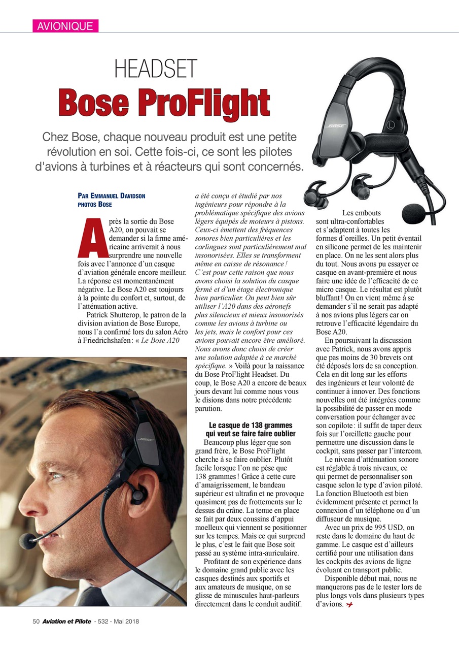 Aviation et Pilote Preview Pages