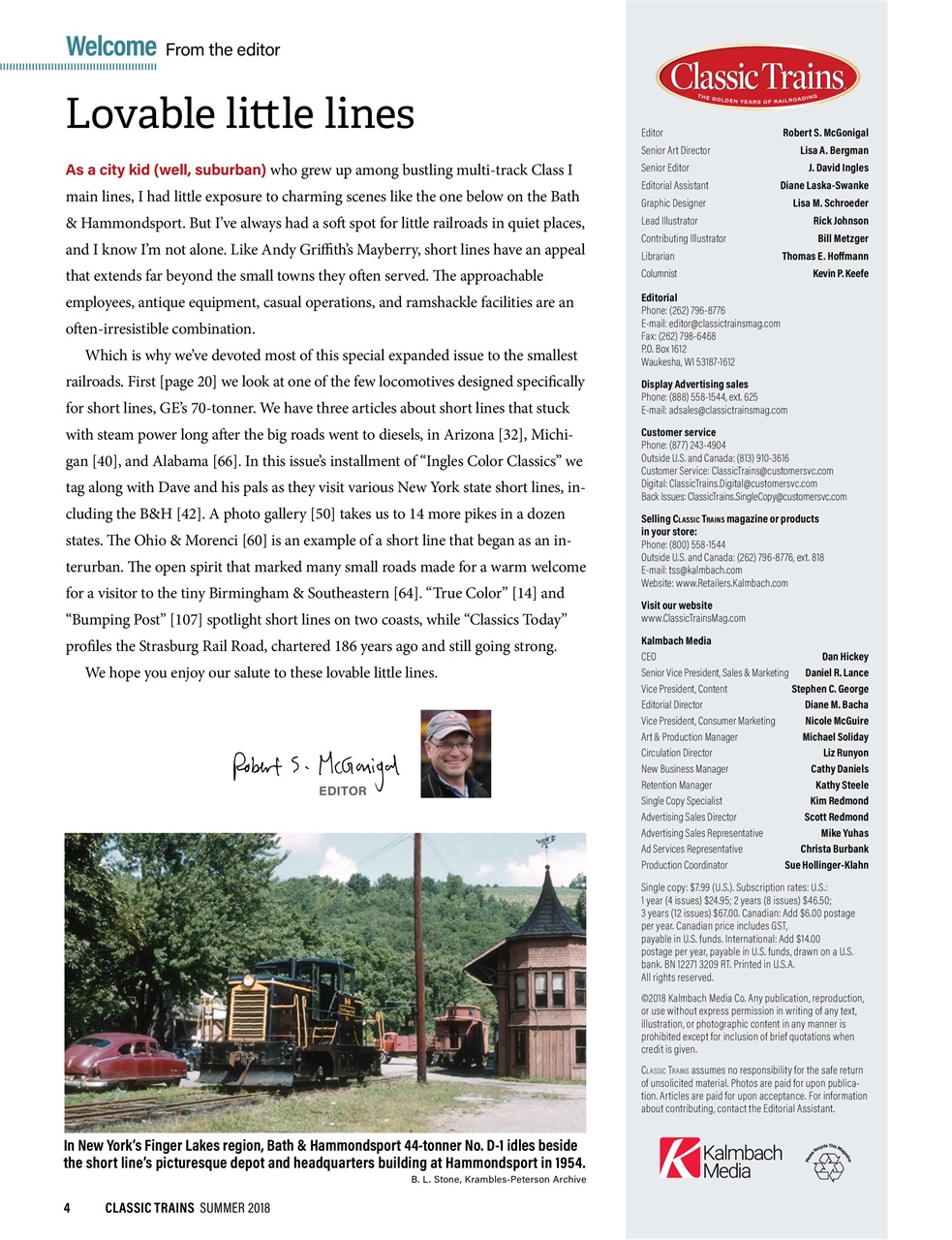 Classic Trains Preview Pages